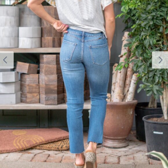 KanCan Beachcombing High Rise Cross Over Straight size 5/26 - Picture 2 of 8